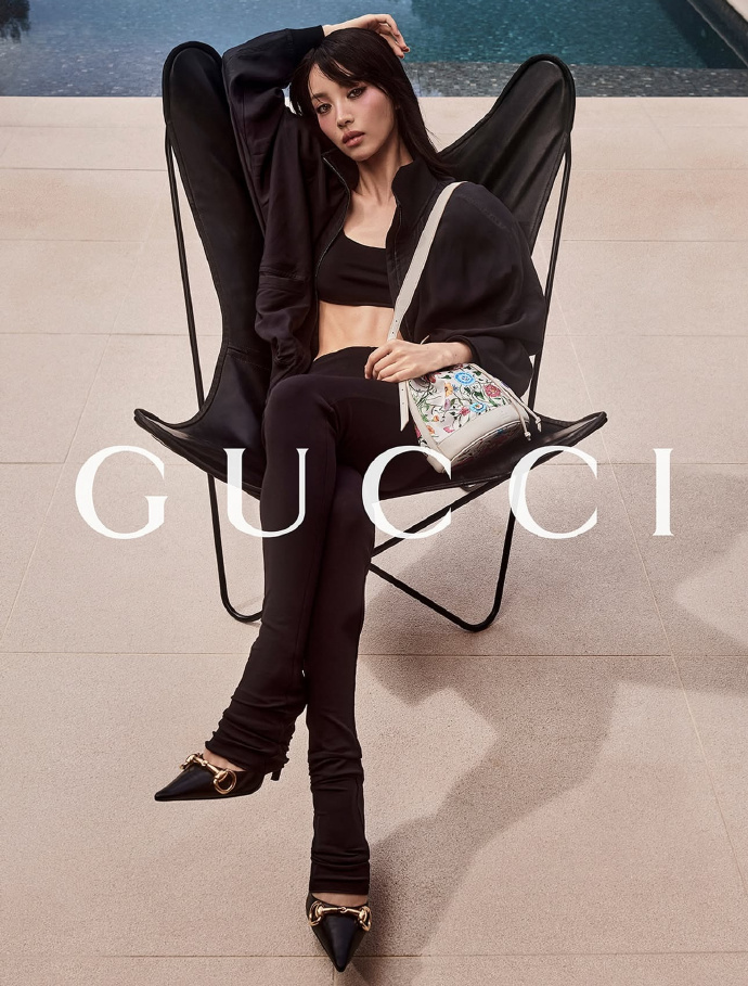 田曦薇Gucci镜头/芒果娱乐